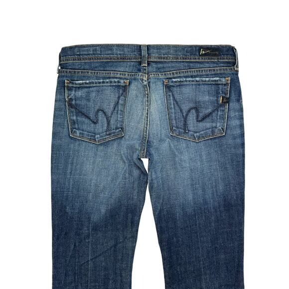 CITIZENS OF HUMANITY Ingrid Low Ride Flare Jeans Size 31 Womens #002-001 *READ* - Picture 4 of 12